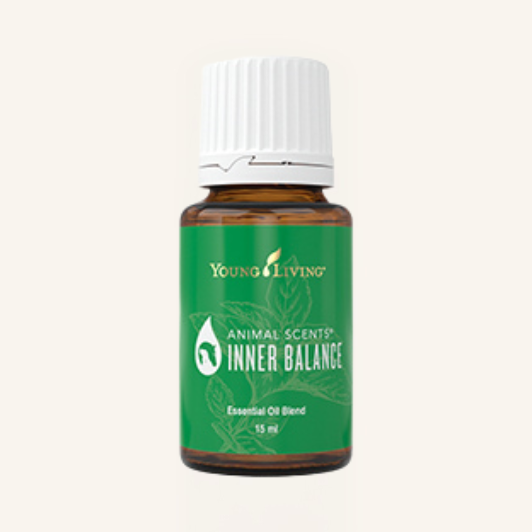 Young Living Animal Scents® Inner Balance™ etherische olieblend voor de dagelijkse uitwendige verzorging van huisdieren.