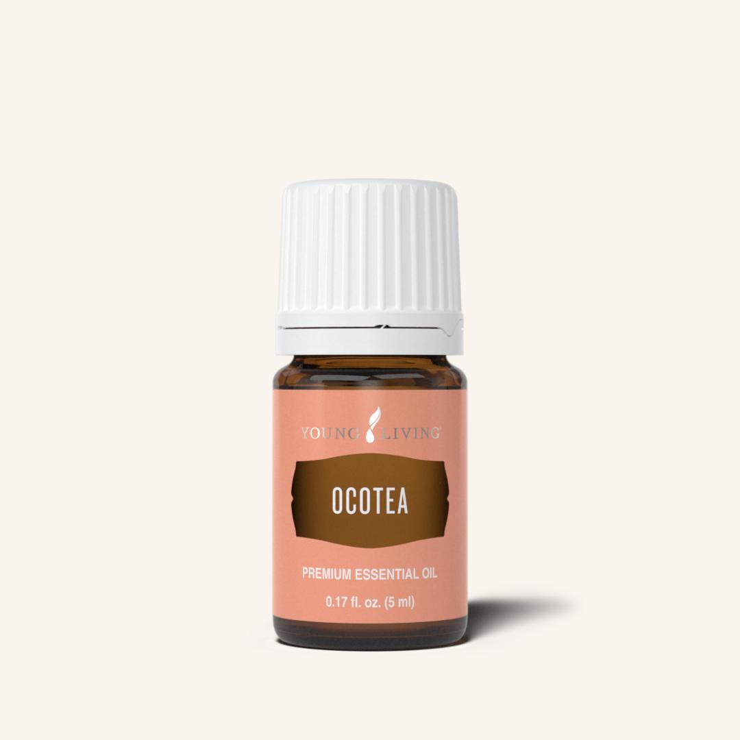 Young Living Ocotea etherische olie, 100% pure essentiële olie van Ocotea quixos met een warm, kruidig en licht zoet aroma.