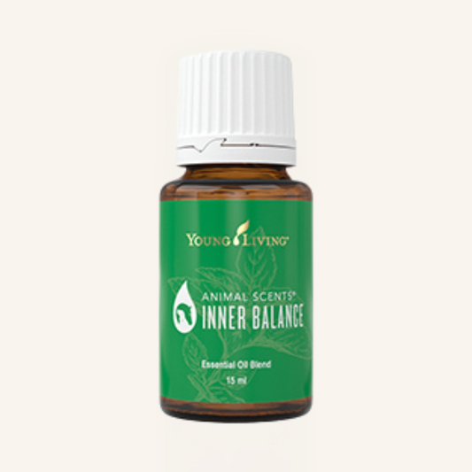 Young Living Animal Scents® Inner Balance™ etherische olieblend voor de dagelijkse uitwendige verzorging van huisdieren.