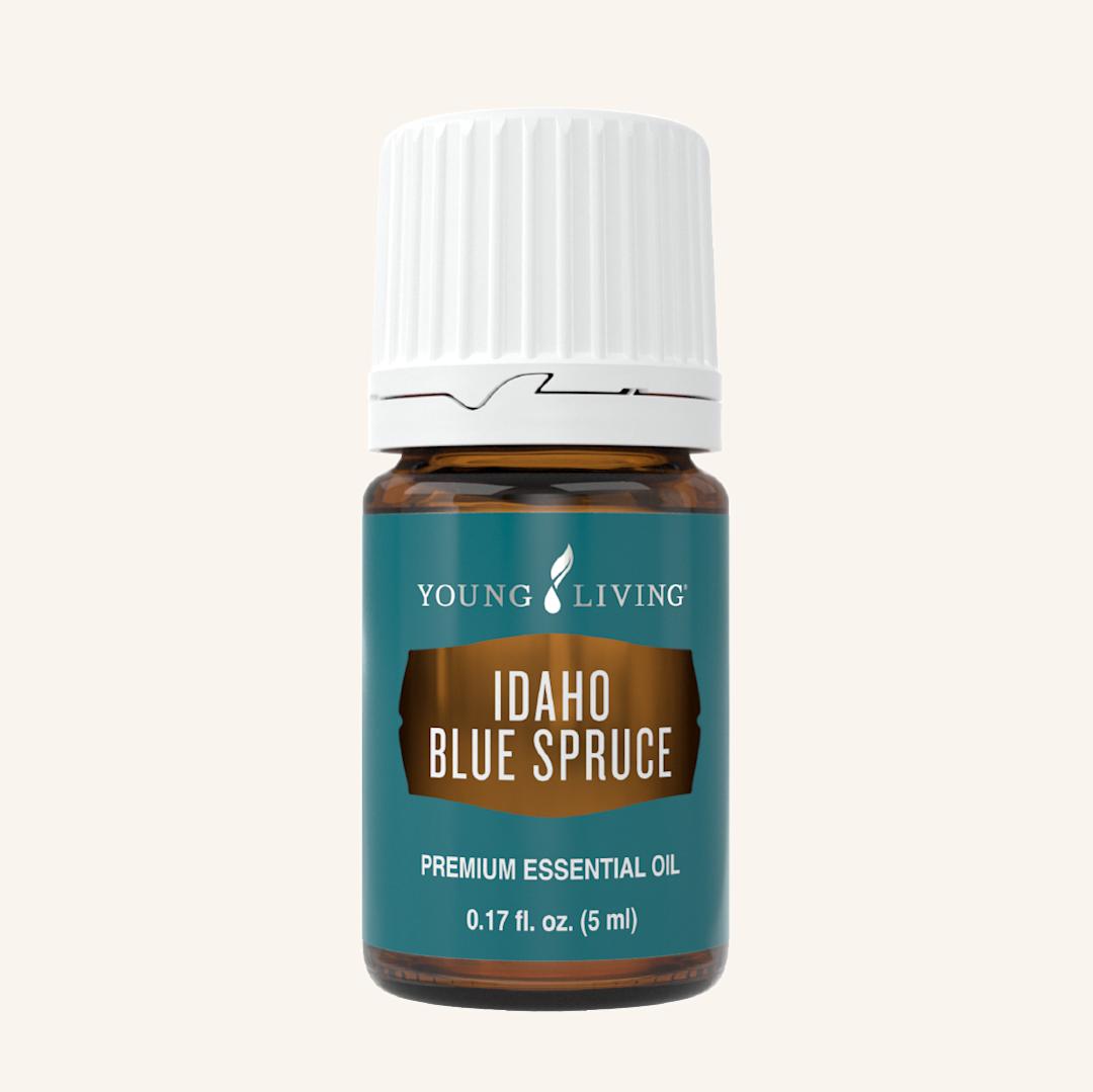 Young Living Idaho Blue Spruce etherische olie, 100% pure essentiële olie van Picea pungens met een fris, houtachtig en harsachtig bosaroma.