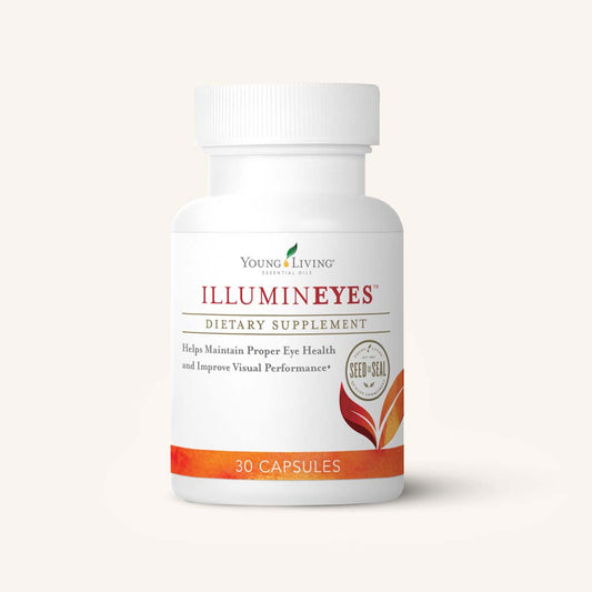 Young Living IlluminEyes® met 30 vegetarische capsules, voedingssupplement met luteïne, zeaxanthine en vitaminen A, C en E.