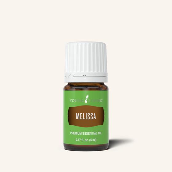 Young Living Melissa etherische olie, 100% pure essentiële olie van Melissa officinalis met een frisse, zachte citrus- en kruidige geur.