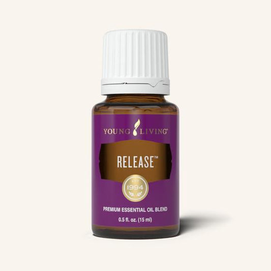 Young Living Release™ etherische olieblend met Frankincense, Royal Hawaiian Sandalwood™, Blue Tansy, Lavendel, Geranium en Ylang Ylang voor aromatherapie en dagelijks gebruik.