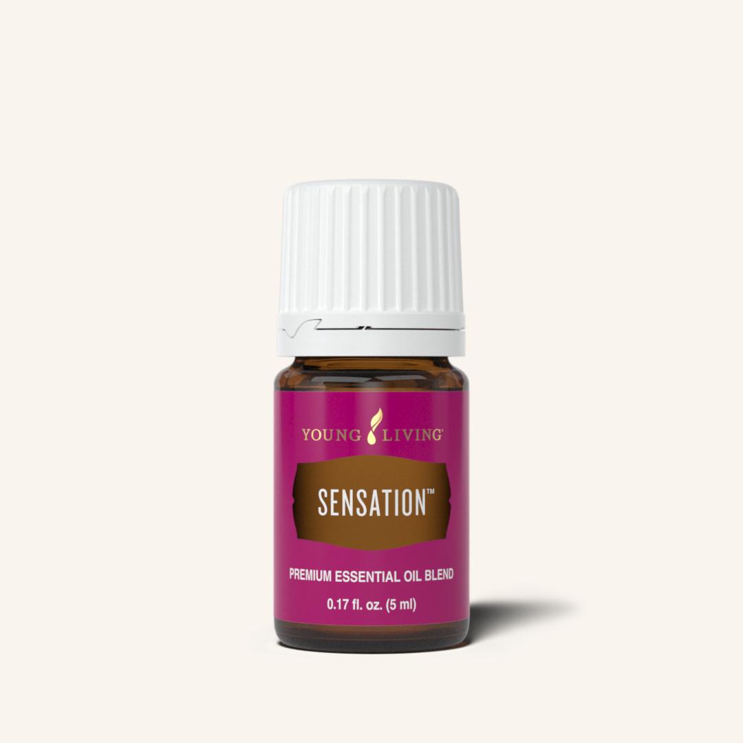 Young Living Sensation™ vooraf verdunde etherische olieblend met Ylang Ylang, Jasmine, Geranium, Bergamot en Royal Hawaiian Sandalwood™ als natuurlijke parfumolie.