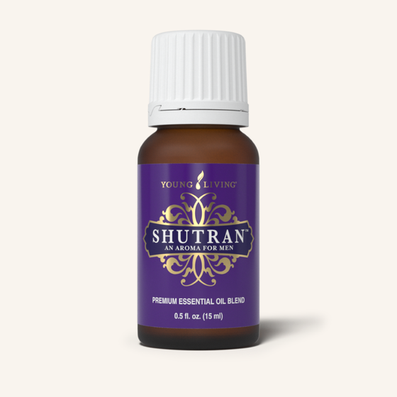 Young Living Shutran™ natuurlijke parfumolie uit de Men's Collection met Cedarwood, Ocotea, Hinoki, Northern Lights Black Spruce en Bergamot.